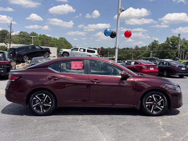 2025 Rosewood Metallic Nissan Sentra SV FWD Sedan