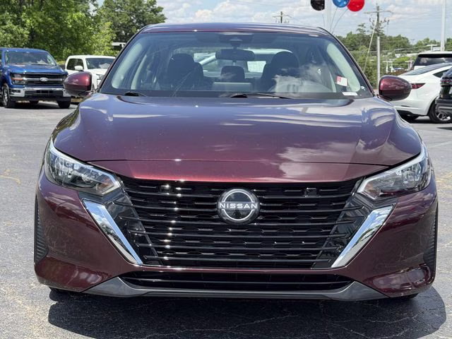2025 Rosewood Metallic Nissan Sentra SV FWD Sedan