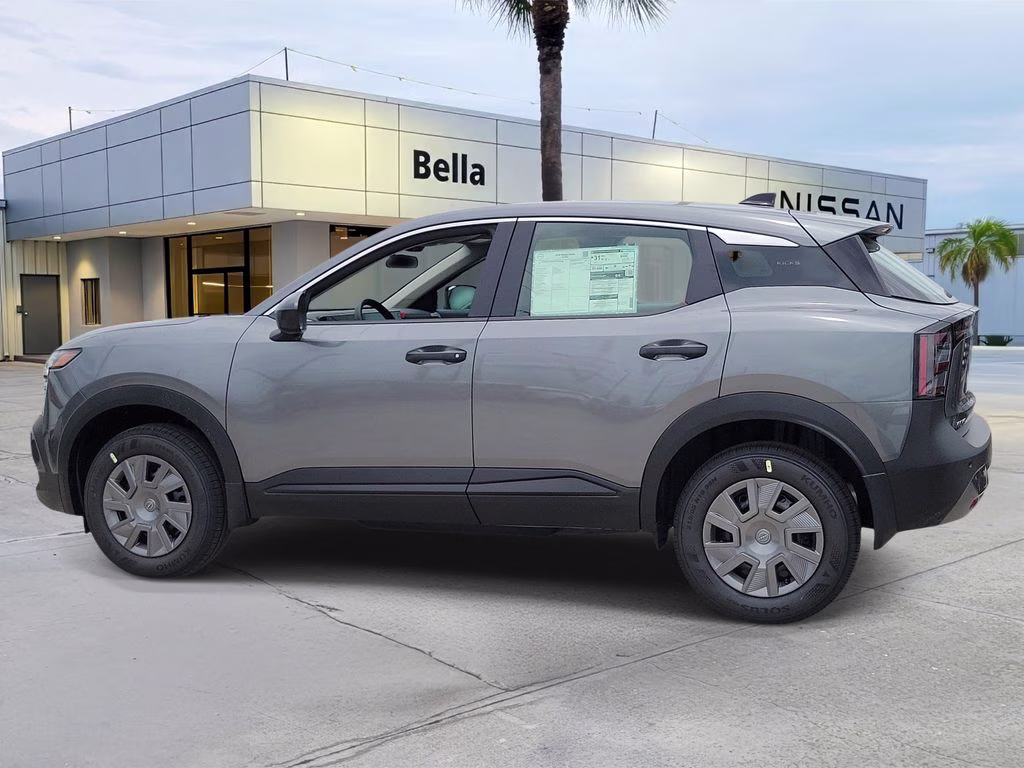 2026 Gun Metallic Nissan Kicks S FWD SUV