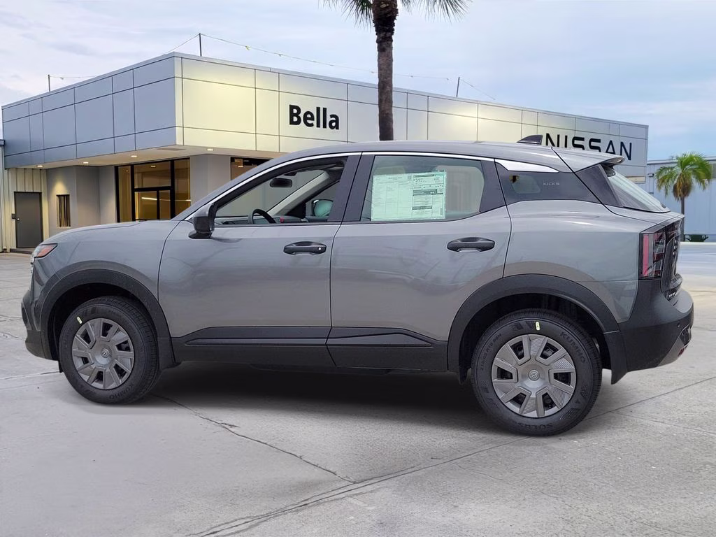2026 Gun Metallic Nissan Kicks S FWD SUV