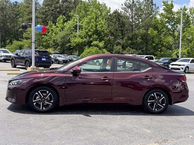 2025 Rosewood Metallic Nissan Sentra SV FWD Sedan