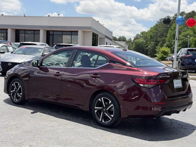 2025 Rosewood Metallic Nissan Sentra SV FWD Sedan