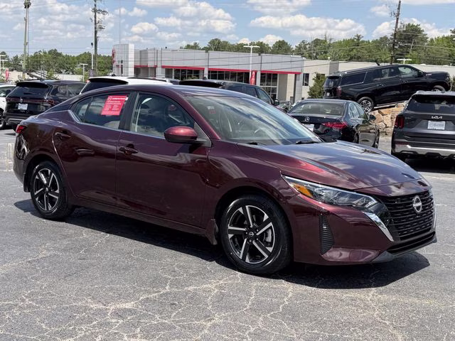 2025 Rosewood Metallic Nissan Sentra SV FWD Sedan