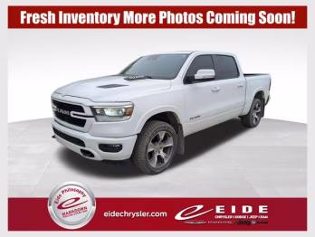 2022 Bright White Clearcoat Ram 1500 Laramie 4X4 Truck