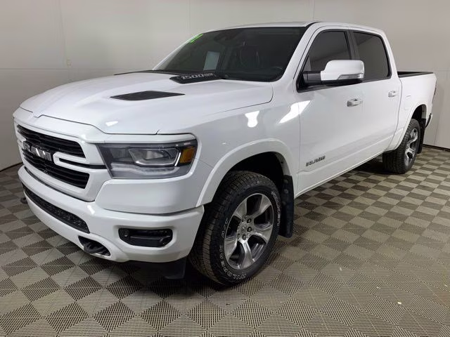 2022 Bright White Clearcoat Ram 1500 Laramie 4X4 Truck