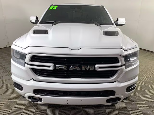 2022 Bright White Clearcoat Ram 1500 Laramie 4X4 Truck