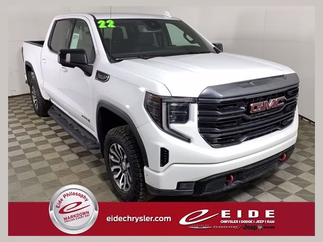 2022 Summit White GMC Sierra 1500 AT4 4X4 Truck