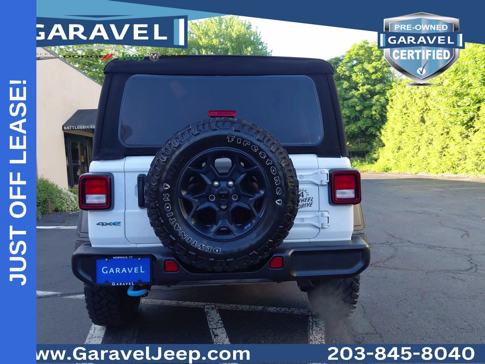 2023 Bright White Clearcoat Jeep Wrangler 4xe Willys 4X4 SUV