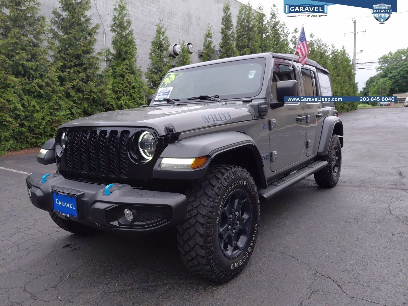 2023 Sting-Gray Clearcoat Jeep Wrangler Willys 4xe 4X4 SUV