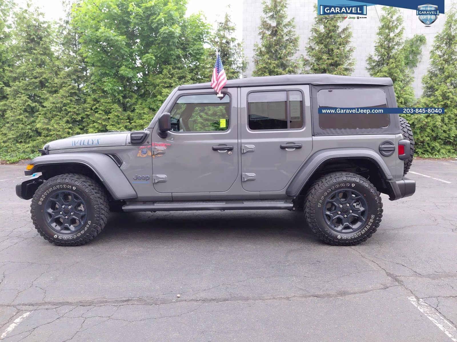 2023 Sting-Gray Clearcoat Jeep Wrangler Willys 4xe 4X4 SUV