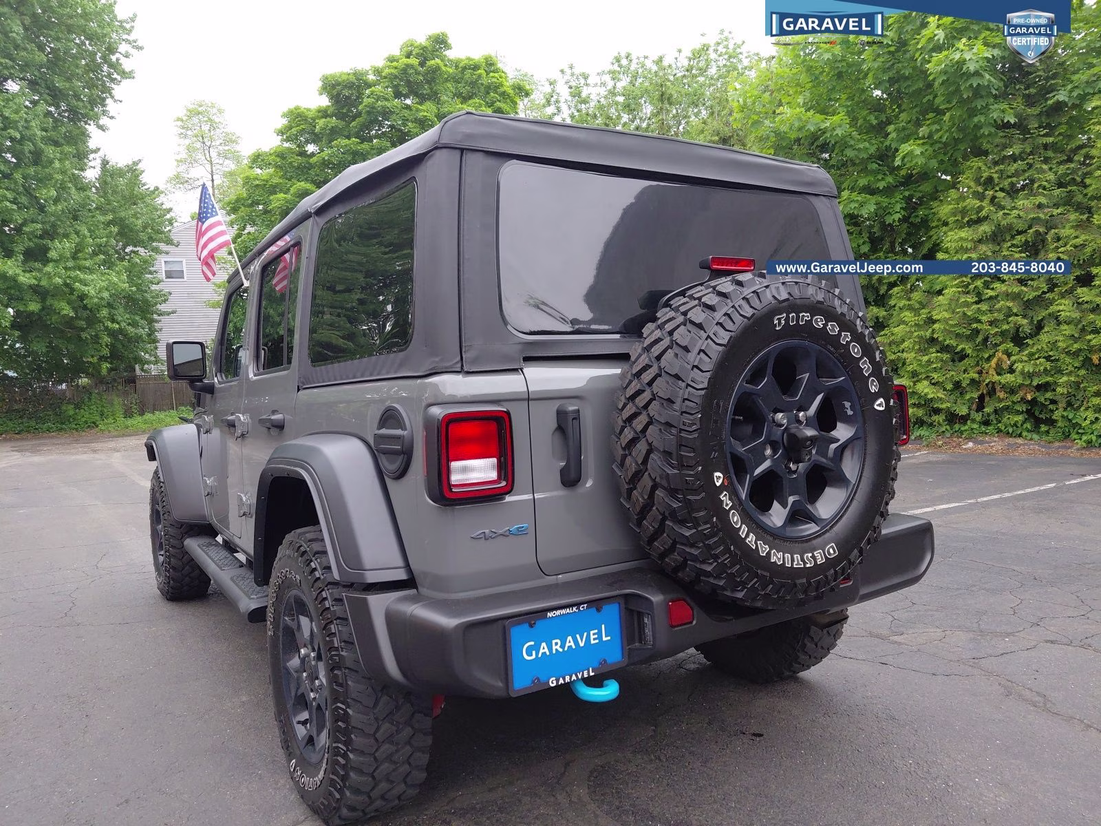 2023 Sting-Gray Clearcoat Jeep Wrangler Willys 4xe 4X4 SUV