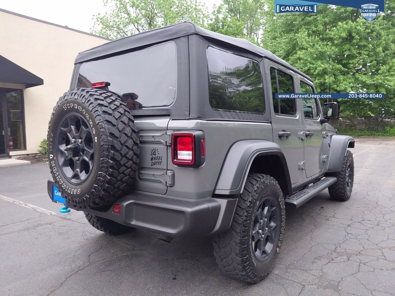 2023 Sting-Gray Clearcoat Jeep Wrangler Willys 4xe 4X4 SUV