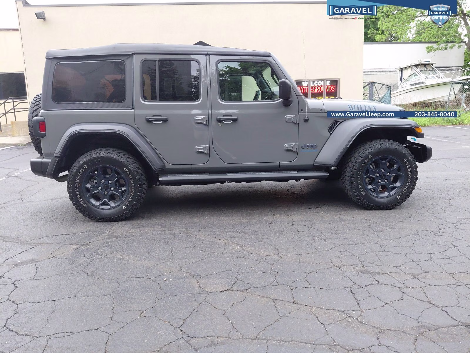 2023 Sting-Gray Clearcoat Jeep Wrangler Willys 4xe 4X4 SUV