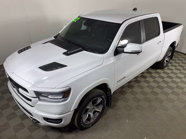 2022 Bright White Clearcoat Ram 1500 Laramie 4X4 Truck