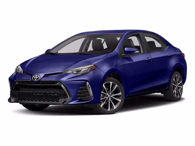 2018 Blue Toyota Corolla SE FWD Sedan