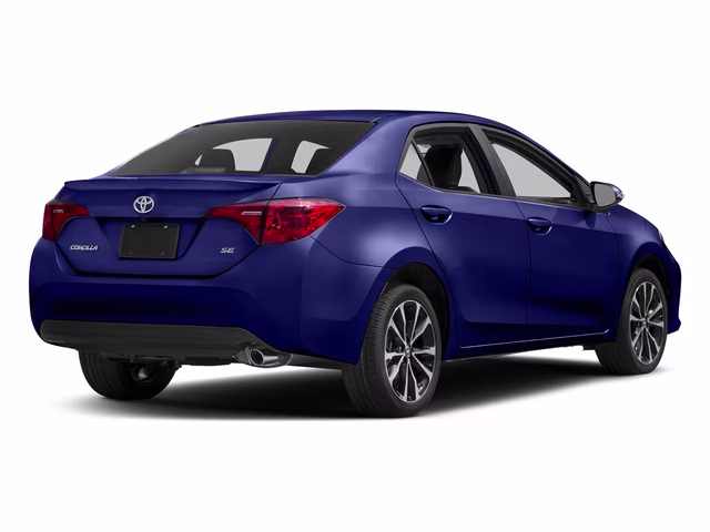 2018 Blue Toyota Corolla SE FWD Sedan