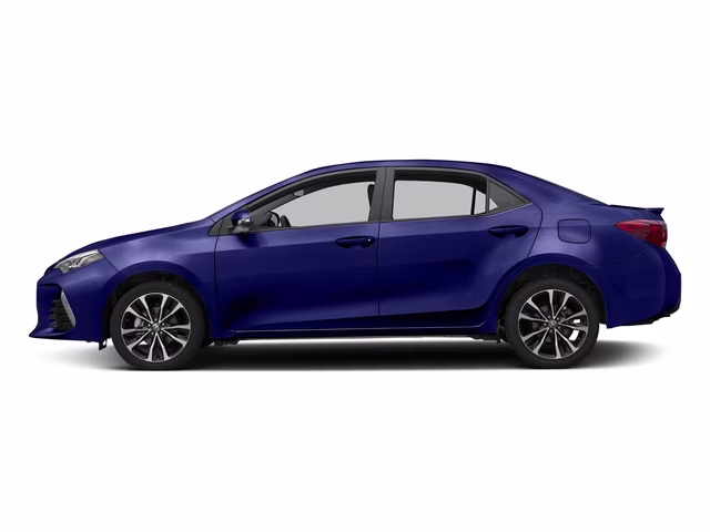 2018 Blue Toyota Corolla SE FWD Sedan