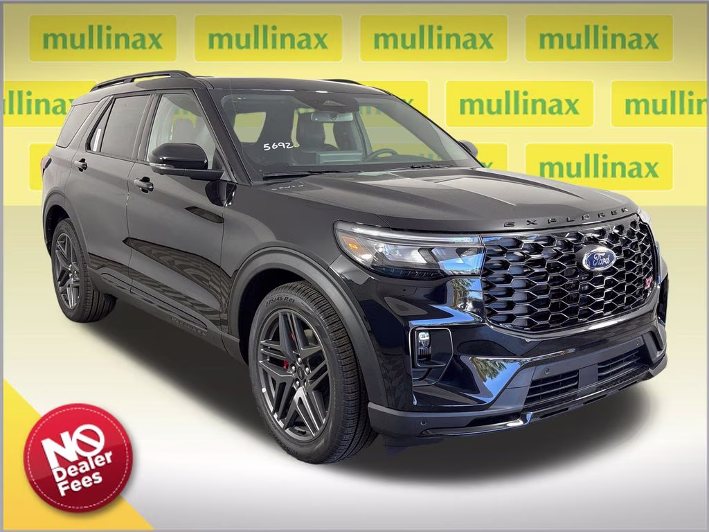 2026 Black Metallic Ford Explorer ST 4X4 SUV