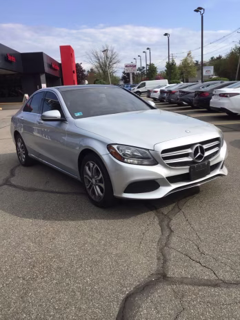 2016 Blue Mercedes-Benz C-Class C 300 AWD Sedan