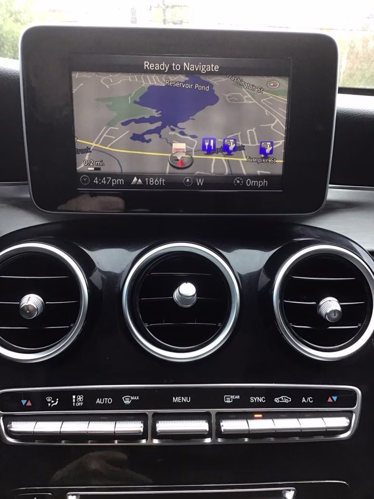 2016 Blue Mercedes-Benz C-Class C 300 AWD Sedan