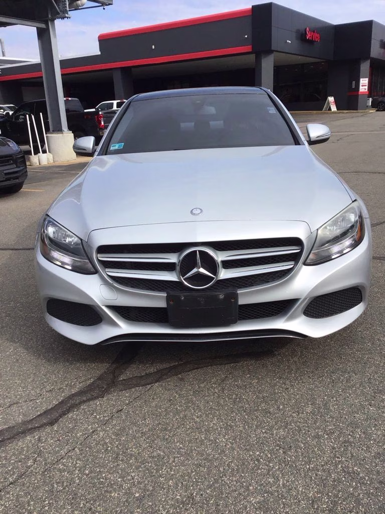2016 Blue Mercedes-Benz C-Class C 300 AWD Sedan