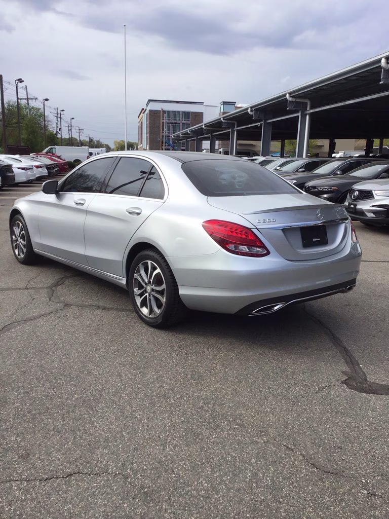 2016 Blue Mercedes-Benz C-Class C 300 AWD Sedan