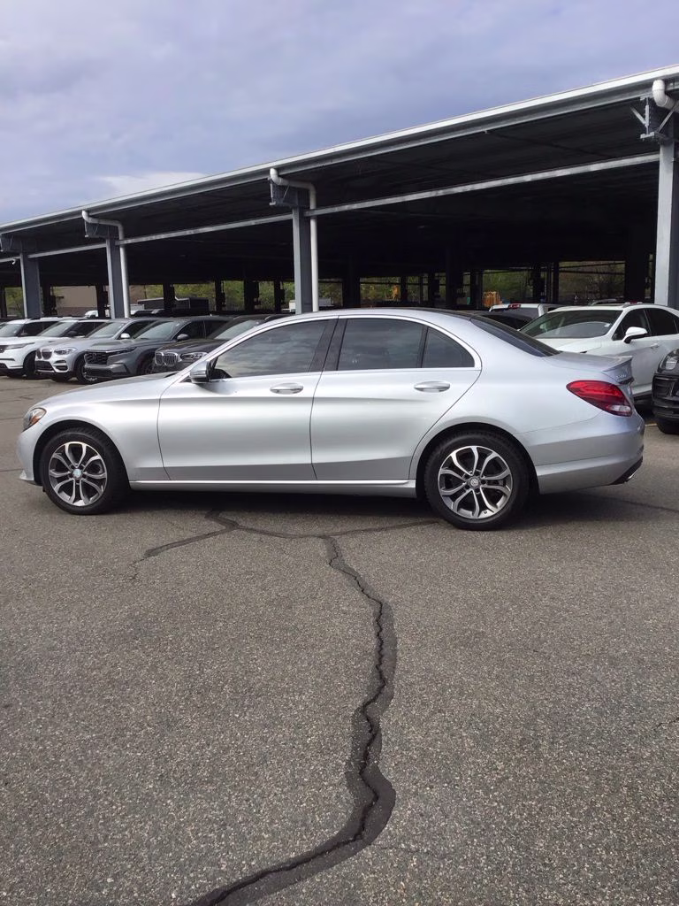 2016 Blue Mercedes-Benz C-Class C 300 AWD Sedan