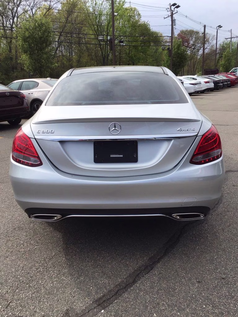 2016 Blue Mercedes-Benz C-Class C 300 AWD Sedan