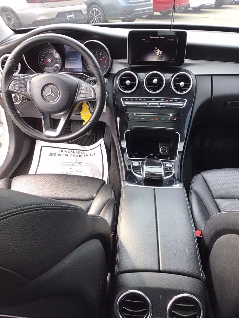2016 Blue Mercedes-Benz C-Class C 300 AWD Sedan