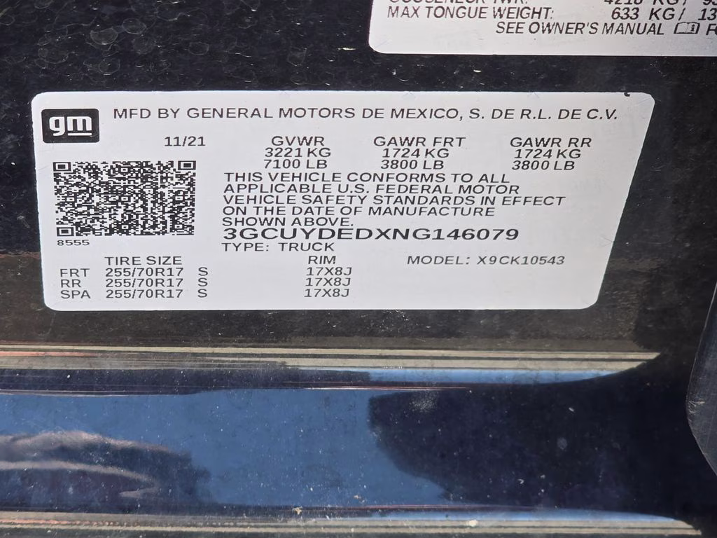 2022 Black Chevrolet Silverado 1500 LTD LT 4X4 Truck