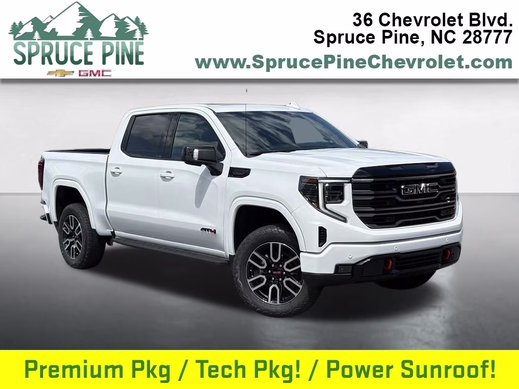 2026 Summit White GMC Sierra 1500 AT4 4X4 Truck