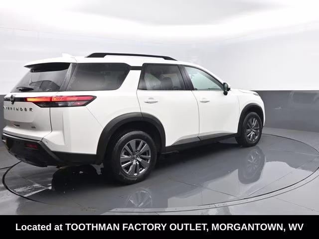 2025 Glacier White Nissan Pathfinder SV 4X4 SUV
