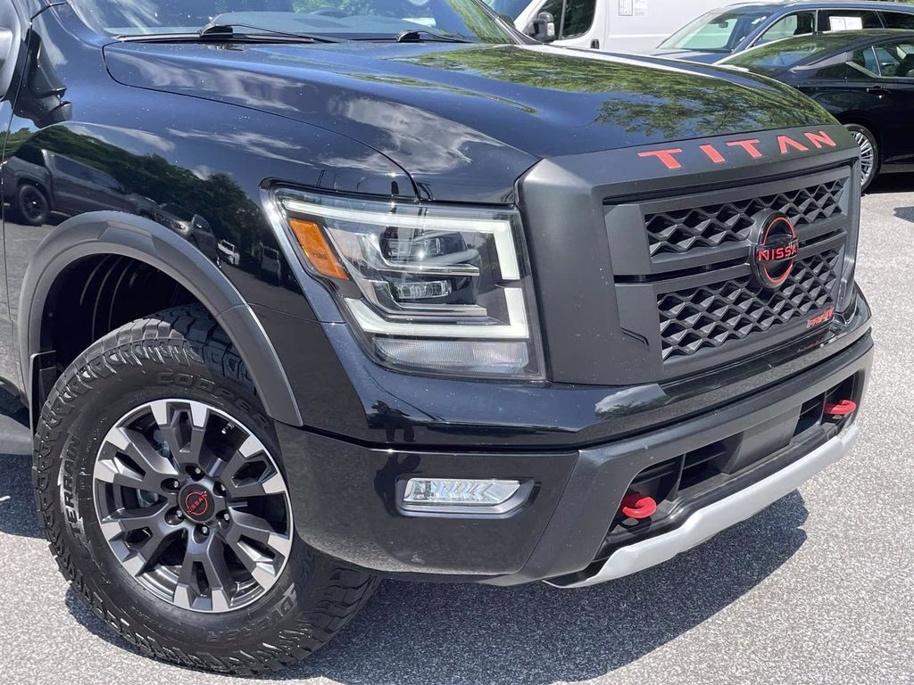2023 Super Black Nissan Titan PRO-4X 4X4 Truck