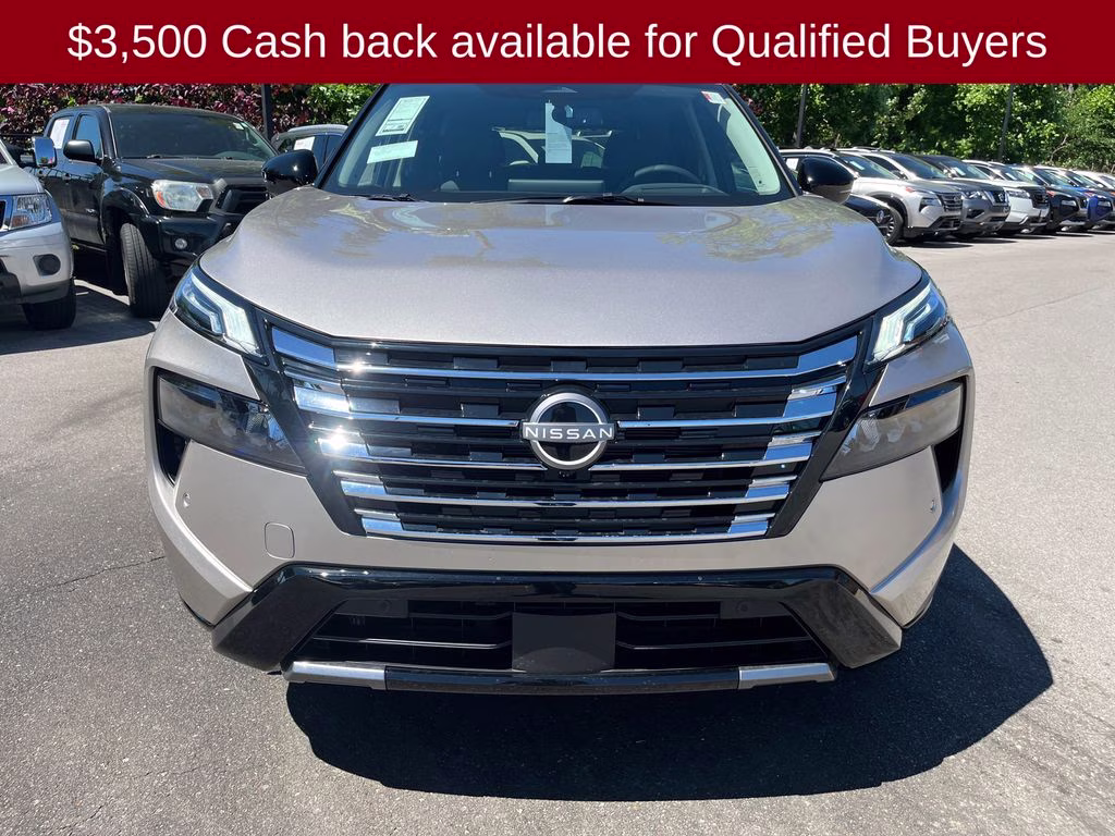 2026 Champagne Silver/Black Nissan Rogue Platinum AWD SUV