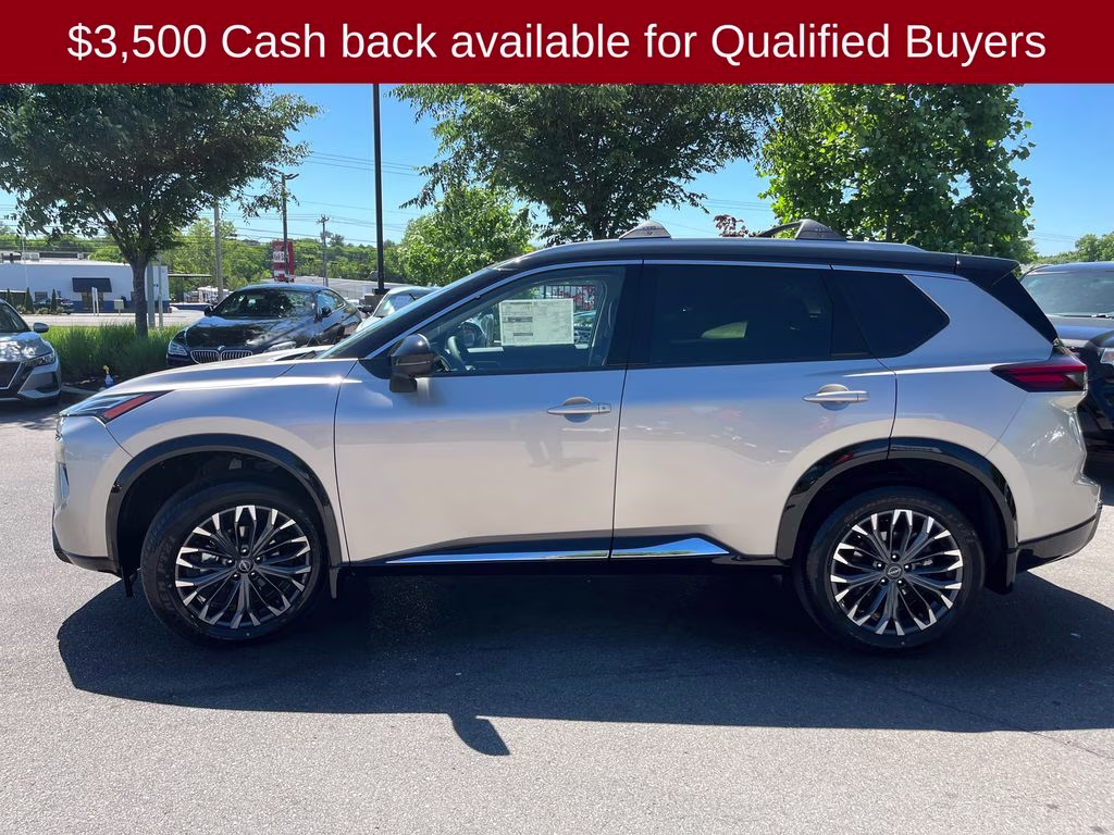 2026 Champagne Silver/Black Nissan Rogue Platinum AWD SUV