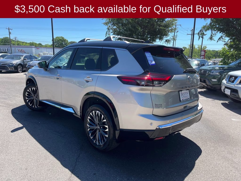 2026 Champagne Silver/Black Nissan Rogue Platinum AWD SUV