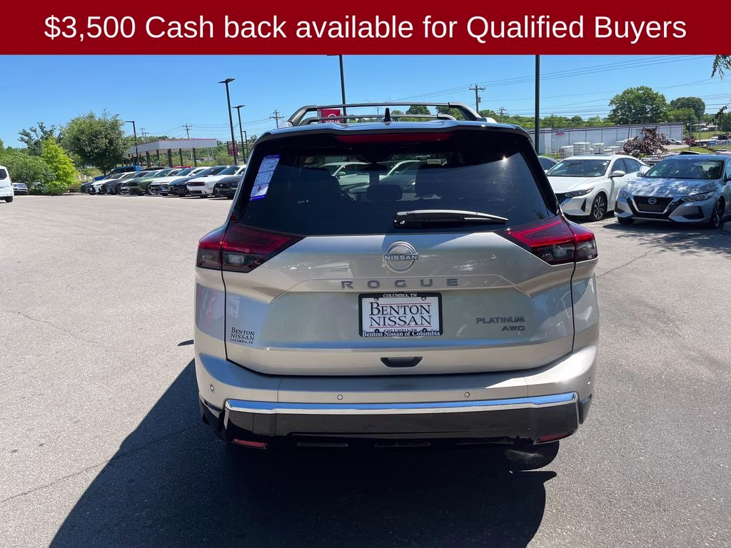 2026 Champagne Silver/Black Nissan Rogue Platinum AWD SUV