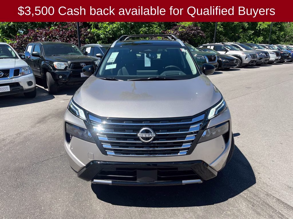 2026 Champagne Silver/Black Nissan Rogue Platinum AWD SUV