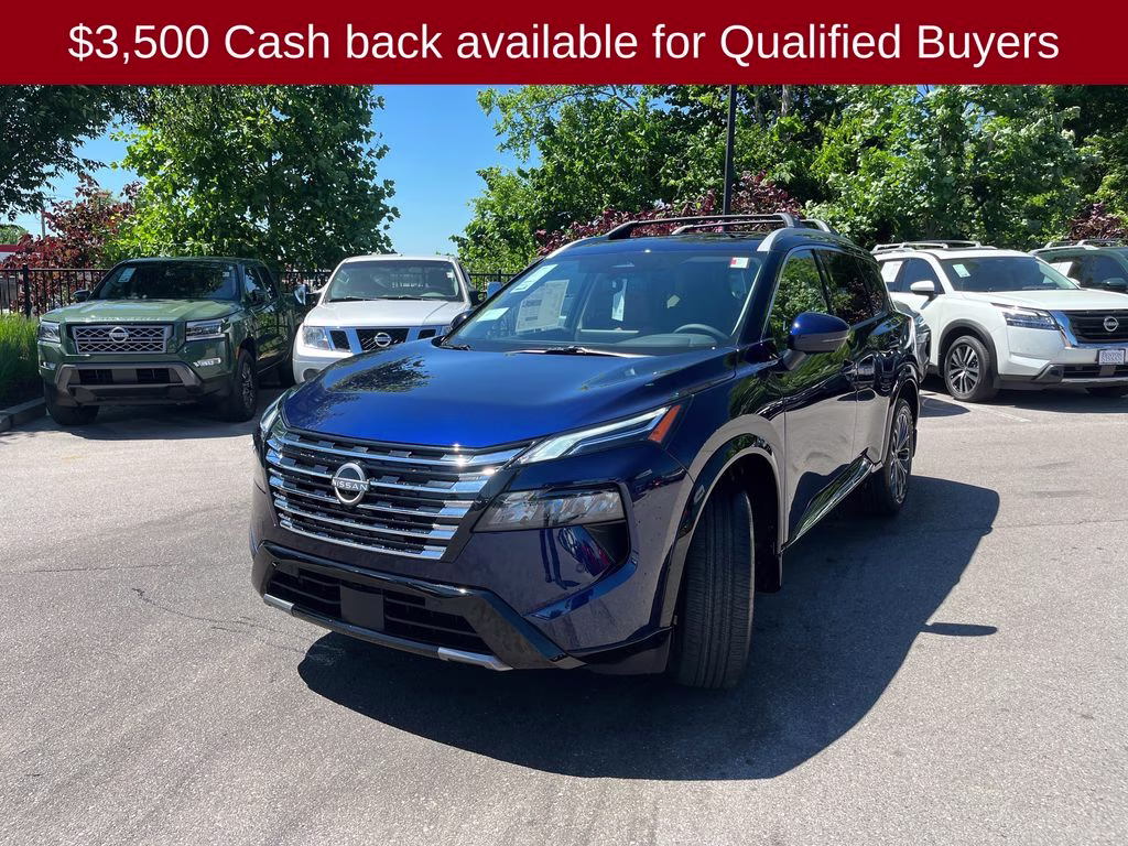 2026 Deep Ocean Blue Pearl Nissan Rogue Platinum AWD SUV