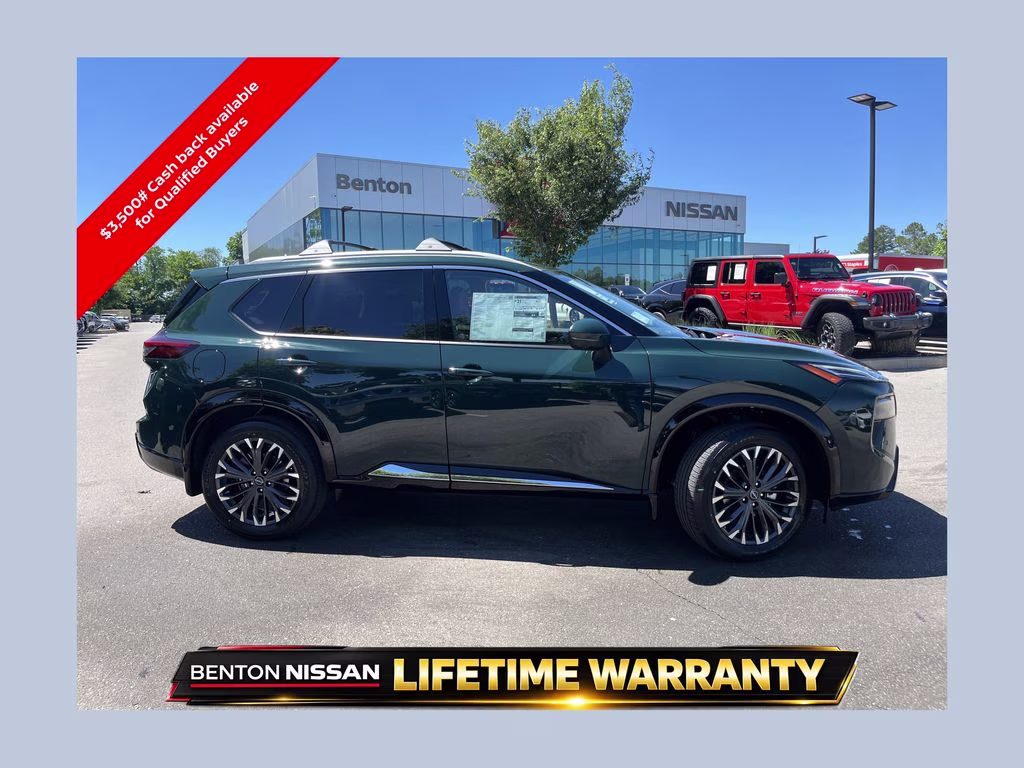 2026 Obsidian Green Nissan Rogue Platinum AWD SUV