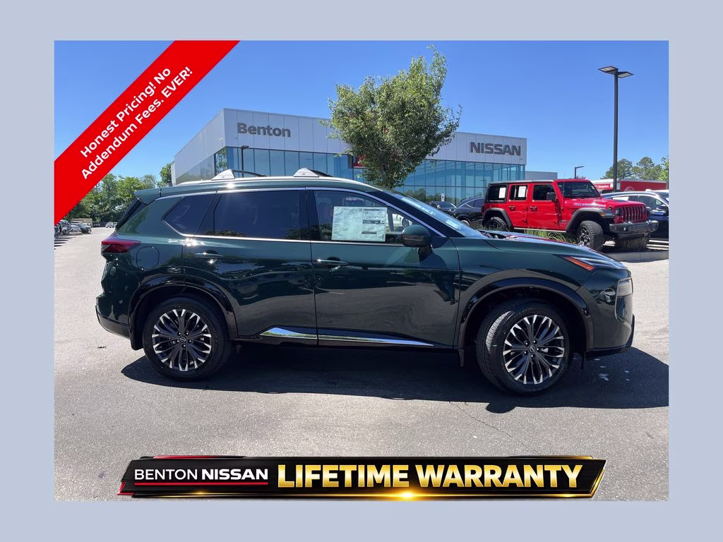 2026 Obsidian Green Nissan Rogue Platinum AWD SUV