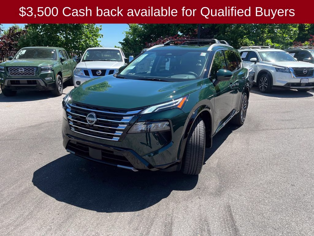 2026 Obsidian Green Nissan Rogue Platinum AWD SUV