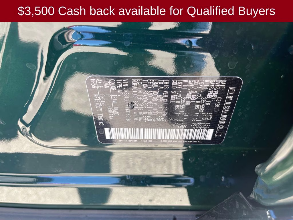 2026 Obsidian Green Nissan Rogue Platinum AWD SUV