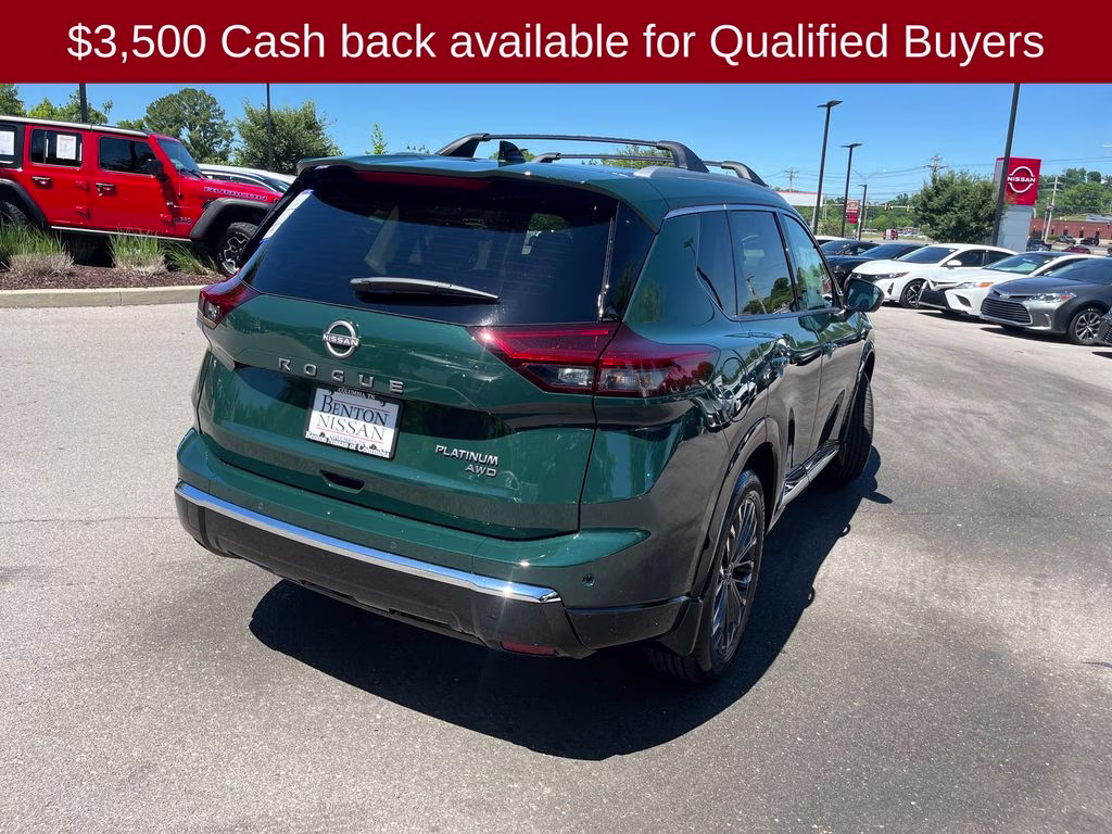 2026 Obsidian Green Nissan Rogue Platinum AWD SUV