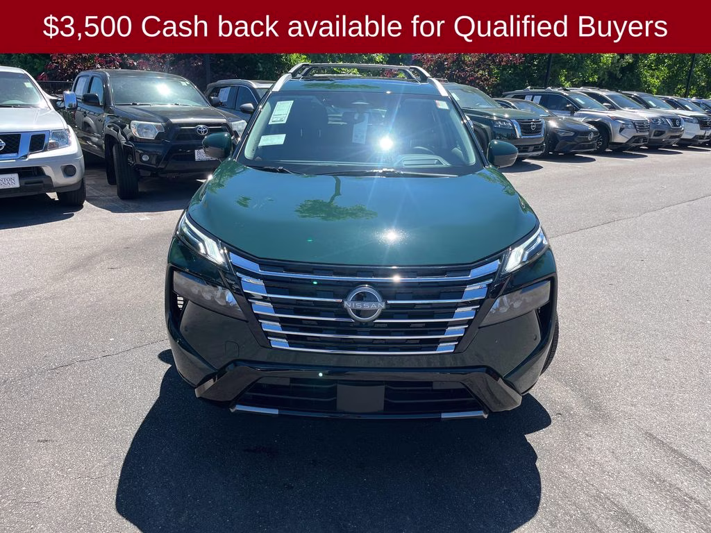 2026 Obsidian Green Nissan Rogue Platinum AWD SUV