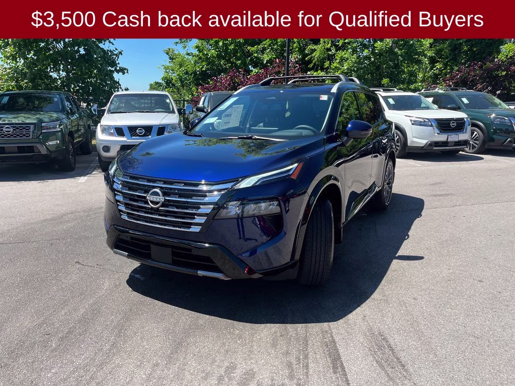 2026 Deep Ocean Blue Pearl Nissan Rogue Platinum AWD SUV