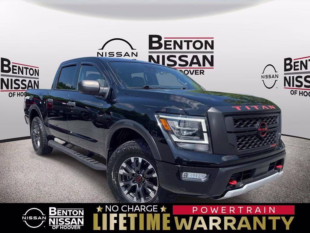 2023 Super Black Nissan Titan PRO-4X 4X4 Truck