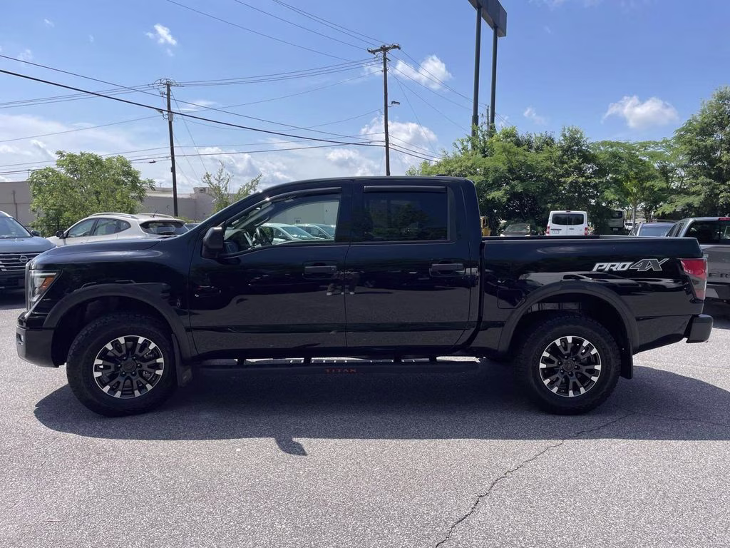 2023 Super Black Nissan Titan PRO-4X 4X4 Truck