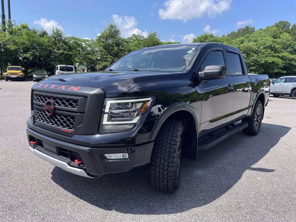 2023 Super Black Nissan Titan PRO-4X 4X4 Truck