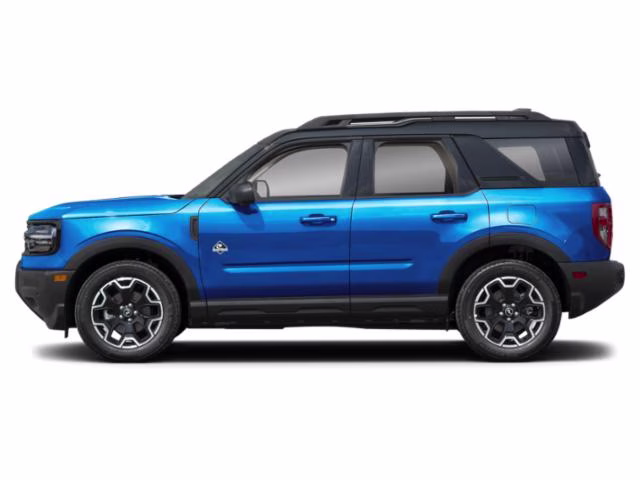 2025 Blue Metallic Ford Bronco Sport Outer Banks 4X4 SUV